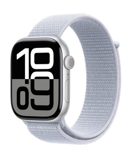 Viedpulksteni Apple Watch Series 10 | Smart watch | GPS (satellite) | Always-On Retina | Waterproof | Silver  Hover