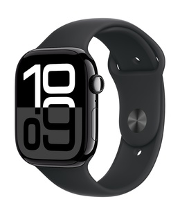 Viedpulksteni Apple Watch Series 10 | Smart watch | GPS (satellite) | Always-On Retina | Waterproof | Jet Black  Hover