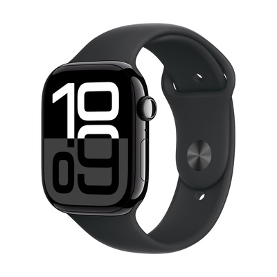 Viedpulksteni Apple Watch Series 10 | Smart watch | GPS (satellite) | Always-On Retina | Waterproof | Jet Black