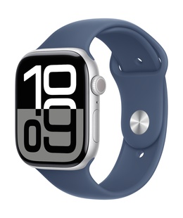 Viedpulksteni Apple Watch Series 10 | Smart watch | GPS (satellite) | Always-On Retina | Waterproof | Silver  Hover