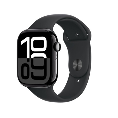 Viedpulksteni Apple Watch Series 10 | Smart watch | GPS (satellite) | Always-On Retina display | 46mm | Waterproof | Jet Black