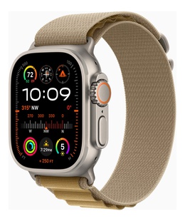 Viedpulksteni Apple Smart watch | GPS (satellite) | Always-On Retina display | 49mm | Natural Titanium  Hover