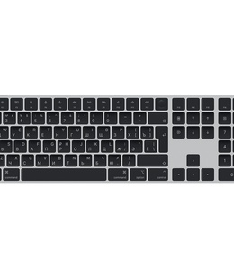 Tastatūra Apple Magic Keyboard with Touch ID and Numeric Keypad | Keyboard | Wireless | RU | Bluetooth | Black  Hover