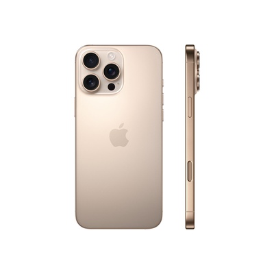 Telefons Apple iPhone 16 Pro | Desert Titanium | 6.3  | Super Retina XDR display with ProMotion | 2622 x 1206 pixels | A18 Pro | Internal RAM 8 GB | 256 GB | Dual SIM | 4G | Main camera resolution 48+12 MP | Secondary camera resolution 12 MP | iOS | 18