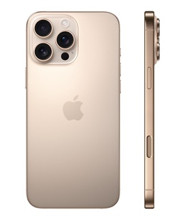 Telefons Apple iPhone 16 Pro | Desert Titanium | 6.3  | Super Retina XDR display with ProMotion | 2622 x 1206 pixels | A18 Pro | Internal RAM 8 GB | 512 GB | Dual SIM | 4G | 5G | Main camera resolution 48+12 MP | Secondary camera resolution 12 MP | iOS | 18  Hover