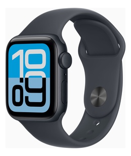 Viedpulksteni Apple Watch SE 3 GPS + Cellular 40mm Midnight Aluminium Case with Midnight Sport Band - M/L | Apple  Hover