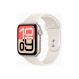 Viedpulksteni Apple Watch SE 3 GPS + Cellular 44mm Starlight Aluminium Case with Starlight Sport Band - M/L | Apple