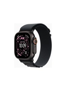 Viedpulksteni Apple Watch Ultra 3 GPS + Cellular 49mm Black Titanium Case with Black Alpine Loop - Large | Apple