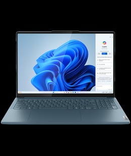  Lenovo Yoga Pro 9 16IMH9 | Tidal Teal | 16  | 3.2K | 3200 x 2000 pixels | Anti-glare | Intel Core Ultra 9 | 185H | 64 GB | Soldered LPDDR5x | Solid-state drive capacity 1000 GB | NVIDIA GeForce RTX 4070 | GDDR6 | 8 GB | Windows 11 Pro | 802.11ax | Bluetooth version 5.3 | Keyboard language Nordic | Keyboard backlit | Warranty 24 month(s) | Battery warranty 12 month(s)  Hover