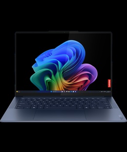  Lenovo Yoga Slim 7 14Q8X9 | Cosmic Blue | 14.5  | OLED | Touchscreen | 3K | 2944 x 1840 pixels | Glossy | Snapdragon X Elite | X1E-78-100 | 32 GB | Soldered LPDDR5x | Solid-state drive capacity 1000 GB | Qualcomm Adreno GPU | Windows 11 Home | 802.11be | Bluetooth version 5.4 | Keyboard language English | Keyboard backlit | Warranty 24 month(s) | Battery warranty 12 month(s)  Hover