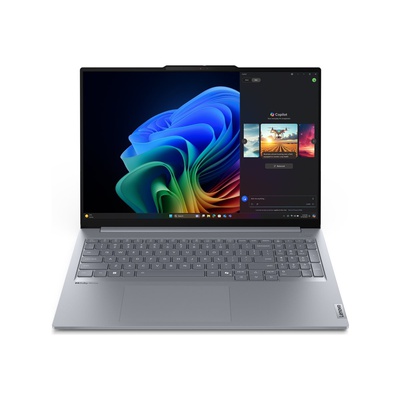  Lenovo ThinkBook 16 G7 QOY | Luna Grey | 16  | IPS | WUXGA | 1920 x 1200 pixels | Anti-glare | Snapdragon X Plus | X1P-42-100 | 32 GB | Soldered LPDDR5x | Solid-state drive capacity 1000 GB | Qualcomm Adreno GPU | Windows 11 Pro | 802.11be | Bluetooth version 5.3 | Keyboard language English | Keyboard backlit | Warranty 24 month(s) | Battery warranty 12 month(s)