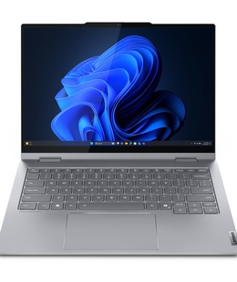  Lenovo ThinkBook 14 2-in-1 G5 | Luna Grey | 14  | IPS | Touchscreen | WUXGA | 1920 x 1200 pixels | Intel Core U7 | 255U | 32 GB | SO-DIMM DDR5 | Solid-state drive capacity 512 GB | Intel Graphics | Windows 11 Pro | 802.11ax | Bluetooth version 5.3 | Keyboard language Nordic | Keyboard backlit | Warranty 24 month(s) | Battery warranty 12 month(s)  Hover