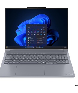  Lenovo ThinkBook 16p G6 ADR | Luna Grey | 16  | IPS | WQXGA | 2560 x 1600 pixels | Anti-glare | AMD Ryzen 9 | 8940HX | 32 (2x16GB) GB | SO-DIMM DDR5 | Solid-state drive capacity 1000 GB | NVIDIA GeForce RTX 5060 | GDDR7 | 8 GB | Windows 11 Pro | 802.11be | Bluetooth version 5.4 | Keyboard language Nordic | Keyboard backlit | Warranty 24 month(s) | Battery warranty 12 month(s)  Hover