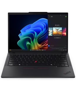  Lenovo ThinkPad T14 G6 Intel | Black | 14  | IPS | WUXGA | 1920 x 1200 pixels | Anti-glare | Intel Core Ultra 7 | 258V | 32 GB | Soldered LPDDR5x | Solid-state drive capacity 1000 GB | Intel Arc Graphics 140V | Windows 11 Pro | 802.11be | Bluetooth version 5.4 | Keyboard language Nordic | Keyboard backlit | Warranty 36 month(s) | Battery warranty 12 month(s)  Hover