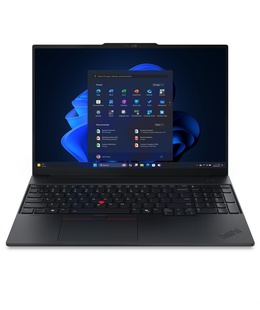  Lenovo ThinkPad E16 G3 AMD | Black | 16  | IPS | WUXGA | 1920 x 1200 pixels | Anti-glare | AMD Ryzen 7 | 250 | 16 GB | SODIMM DDR5 | Solid-state drive capacity 512 GB | AMD Radeon 780M Graphics | Windows 11 Pro | 802.11ax | Bluetooth version 5.3 | Keyboard language English | Keyboard backlit | Warranty 36 month(s) | Battery warranty 12 month(s)  Hover