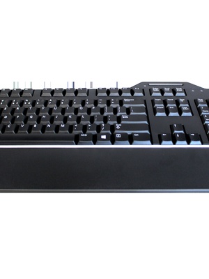 Tastatūra Dell Keyboard US/European (QWERTY) Dell KB-813 Smartcard Reader USB Keyboard Black Kit Dell US/LT  Hover