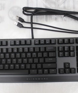 Tastatūra SALE OUT.  Dell Alienware Gaming Keyboard AW510K English Numeric keypad Wired Mechanical Gaming Keyboard RGB LED light EN USB USED AS DEMO  Hover