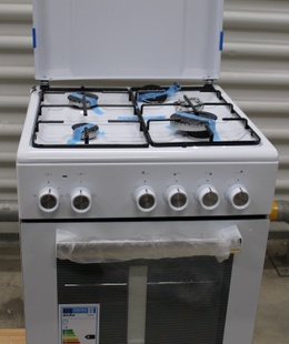 Virtuves plīts SALE OUT. | Simfer | Cooker | 4403SERBB | Hob type Gas | Oven type Electric | White | Width 50 cm | Electronic ignition | UNPACKED  Hover