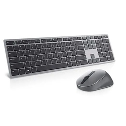 Tastatūra Dell | Premier Multi-Device Keyboard and Mouse | KM7321W | Keyboard and Mouse Set | Wireless | Batteries included | EN/LT | Titan grey | Wireless connection