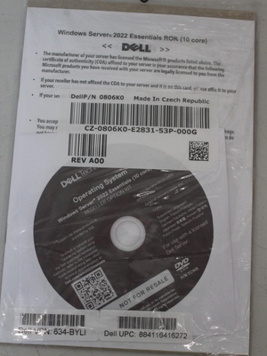  SALE OUT. Dell Windows Server 2022 Essentials 10 cores ROK  Hover