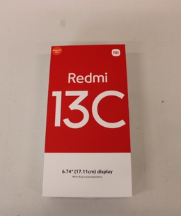 Telefons SALE OUT. Xiaomi Redmi 13C (Midnight Black) DS 6.74“ IPS LCD 720x1600/2.0GHz&1.8GHz/128GB/4GB RAM/MIUI 14/microSDXC/WiFi  Hover