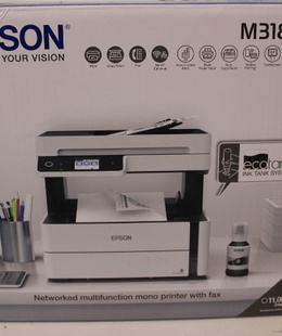 Printeris Multifunctional printer | EcoTank M3180 | Inkjet | Mono | All-in-one | A4 | Wi-Fi | Grey | DAMAGED PACKAGING  Hover