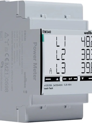  Wallbox Power Meter (3 phase up to 65A/PRO380Mod/Inepro) | MTR-3P-65A-IN  Hover