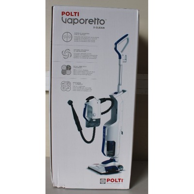  SALE OUT.  | Polti Vacuum steam mop with portable steam cleaner | PTEU0299 Vaporetto 3 Clean_Blue | Power 1800 W | Steam pressure Not Applicable bar | Water tank capacity 0.5 L | White/Blue | DAMAGED PACKAGING