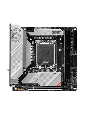  SALE OUT. MSI MPG B760I EDGE WIFI | Processor family Intel | Processor socket  LGA1700 | DDR5 DIMM | Memory slots 2 | Supported hard disk drive interfaces SATA  Hover