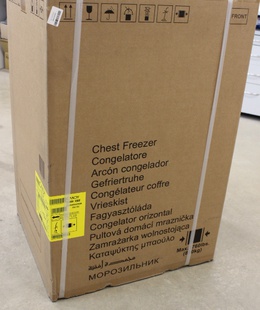  SALE OUT. Candy | Freezer | CCHH 100E | Energy efficiency class E | Chest | Free standing | Height 84.5 cm | Total net capacity 97 L | White | DAMAGED PACKAGING  Hover