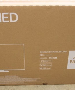 Televizors LG | QNED TV | 55QNED87T3B | 55 | Smart TV | webOS 24 | 4k UHD | Black | DAMAGED PACKAGING  Hover