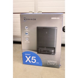  SALE OUT. | Ecovacs | Robotic Vacuum Cleaner | DEEBOT X5 OMNI | Wet&Dry | Operating time (max) 164 min | Lithium-Ion | 6400 mAh | Dust capacity 0.25 L | 12800 Pa | Black | DAMAGED PACKAGING