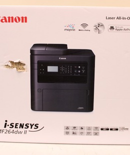 Printeris SALE OUT. Canon i-SENSYS MF264dw II 3-in-1 Mono Laser Printer | Canon i-SENSYS | MF264dw II | Laser | Mono | 3-in-1 | A4 | Wi-Fi | Black | DAMAGED PACKAGING  Hover