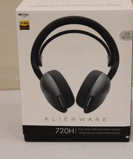 Austiņas SALE OUT. Dell Alienware Dual Mode Wireless Gaming Headset - AW720H (Dark Side of the Moon) | Dell | Alienware Dual Mode Wireless Gaming Headset | AW720H | Wireless | Over-Ear | DAMAGED PACKAGING  Hover