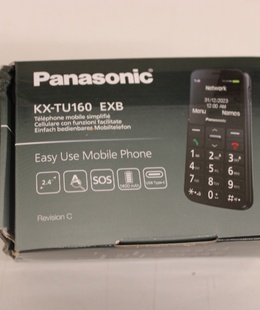  Panasonic | KX-TU160 | Easy Use Mobile Phone | Black | 69.2 g | DAMAGED PACKAGING  Hover