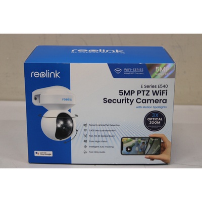  SALE OUT. Reolink E Series E540 Smart 5MP PTZ WiFi Camera with Motion Spotlights