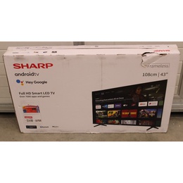 Televizors Sharp | 43FH2EA | 43 (108cm) | Smart TV | Android TV | FHD | Black | DAMAGED PACKAGING