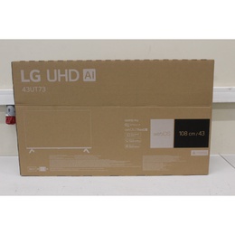 Televizors LG | 43UT73003LA | 43 | Smart TV | webOS24 | UHD | Black | DAMAGED PACKAGING