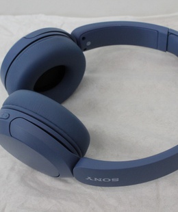 Austiņas SALE OUT.  | Sony Wireless Headphones | WH-CH520 | Wireless | On-Ear | Microphone | WITHOUT ORIGINAL PACKAGING | Noise canceling | Wireless | Blue  Hover
