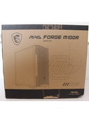  SALE OUT. MSI MAG FORGE M100R WHITE | MSI PC Case | MAG FORGE M100R | Side window | White | Micro ATX Tower | DAMAGED PACKAGING | Power supply included No | ATX