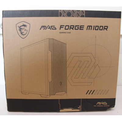  SALE OUT. MSI MAG FORGE M100R WHITE | MSI PC Case | MAG FORGE M100R | Side window | White | Micro ATX Tower | DAMAGED PACKAGING | Power supply included No | ATX