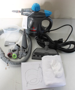  SALE OUT. Bissell SteamShot Steam Cleaner | Bissell Steam Cleaner | SteamShot | Power 1050 W | Steam pressure 4.5 bar | Water tank capacity 0.36 L | Blue/Titanium | DEMO  Hover