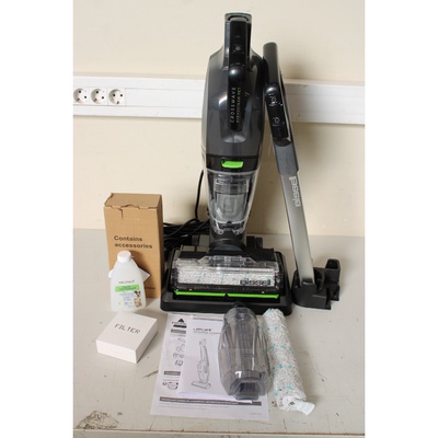  SALE OUT. Bissell Crosswave HydroSteam Pet Select Corded | Bissell All-in one Multi-Surface Cleaner | 3527N Crosswave HydroSteam Pet Select | Corded operating | Washing function | 1100 W | N/A V | Titanium/Black/Silver/Lime | DEMO