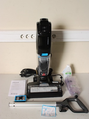  SALE OUT. Bissell CrossWave HF2 Select Corded | Bissell Surface Cleaner | CrossWave HF2 Select | Corded operating | Handstick | Washing function | 340 W | Black/Grey/Blue | DEMO  Hover
