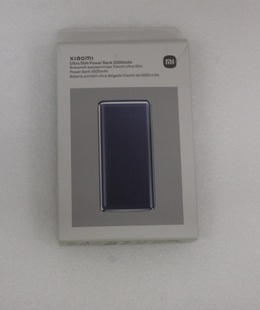  SALE OUT. Xiaomi Ultra Slim Power Bank 5000mAh | Xiaomi Ultra Slim Power Bank | 5000 mAh | USB-C | Gray | DAMAGED PACKAGING  Hover