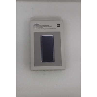  SALE OUT. Xiaomi Ultra Slim Power Bank 5000mAh | Xiaomi Ultra Slim Power Bank | 5000 mAh | USB-C | Gray | DAMAGED PACKAGING