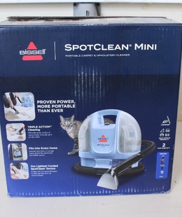  SALE OUT. Bissell SpotClean Mini Select Carpet and Upholstery Washer | Bissell SpotClean Mini Select Carpet and Upholstery Washer | 4103N | Corded operating | Washing function | 280-330 W | Lake Blue | Warranty 24 month(s) | DAMAGED PACKAGING  Hover