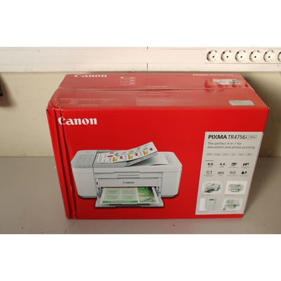 Printeris SALE OUT. Canon IJ MFP PIXMA TR4756i WH EUR White | SALE OUT. Canon | PIXMA TR4756i | Inkjet | Colour | Multifunction printer | A4/Legal | Wi-Fi | White | DAMAGED PACKAGING