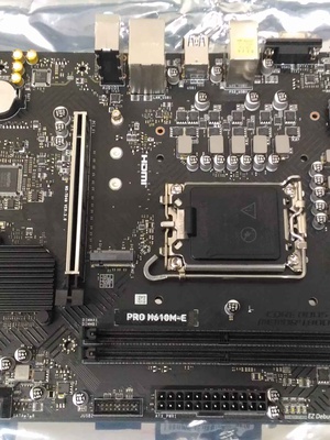  SALE OUT. MSI PRO H610M-E | MSI PRO H610M-E | Processor family Intel | Processor socket  LGA1700 | Supported hard disk drive interfaces SATA  Hover