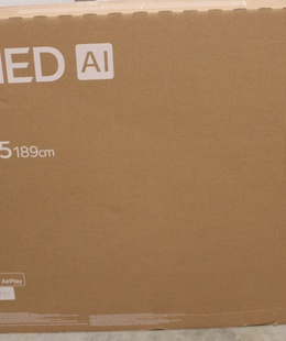 Televizors SALE OUT. LG 75QNED80A3A 75 (189 cm) LED LCD TV | LG TV | 75QNED80A3A | 75 | Smart TV | webOS 25 | 4K UHD | DAMAGED PACKAGING  Hover